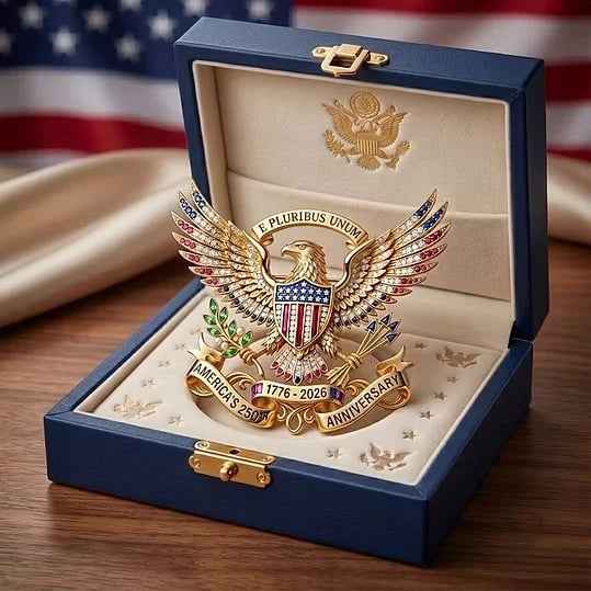 🔥🔥 Father's Day Special:US 250th Anniversary Brooch Pin（2）