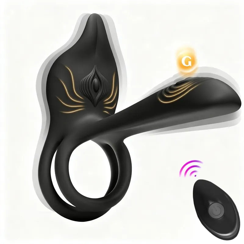 🎁Juxek™ Enchanted Girl Luxe Smart Vibrating Ring – App-Controlled Pleasure for Couples 💫（2）
