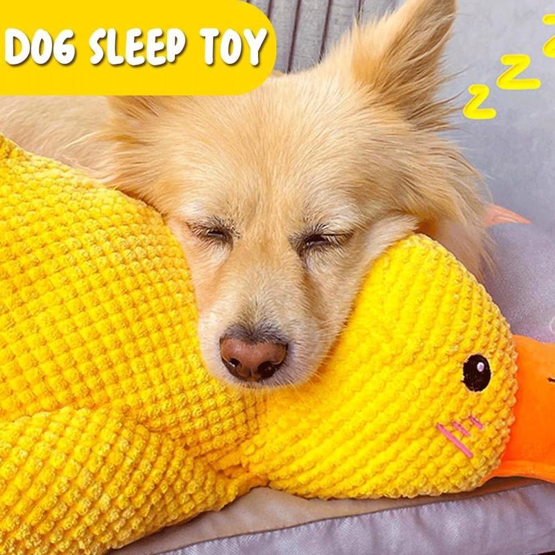 YOBENSUN™ – A squeaky plush yellow duck – suitable for all dog breeds