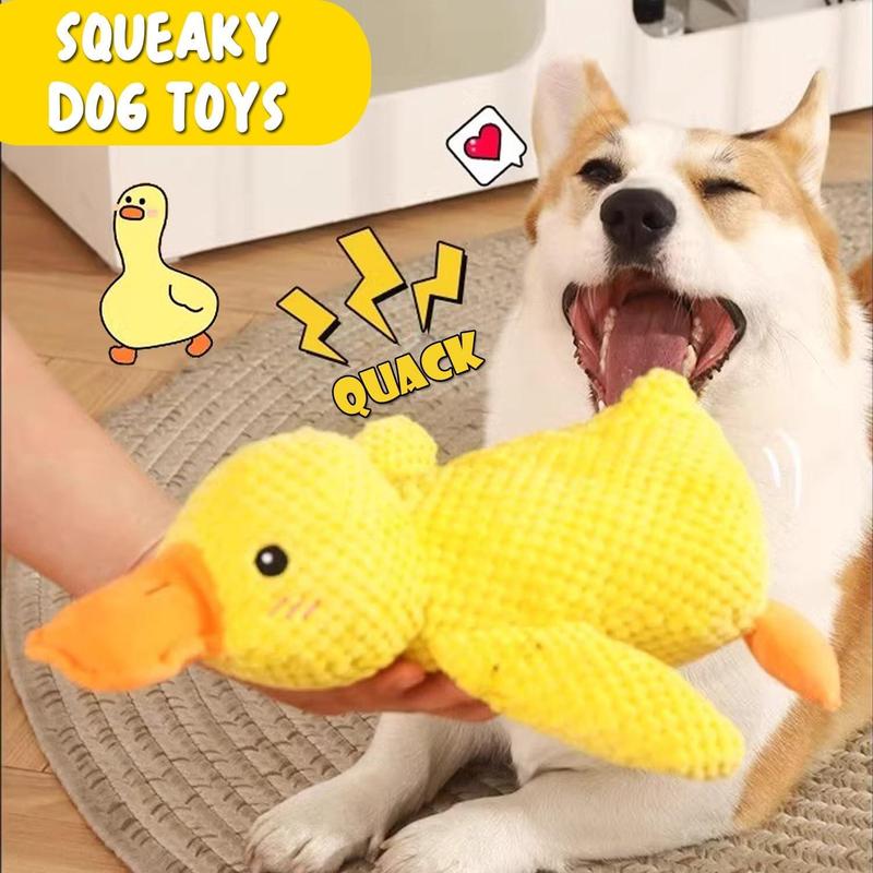 YOBENSUN™ – A squeaky plush yellow duck – suitable for all dog breeds
