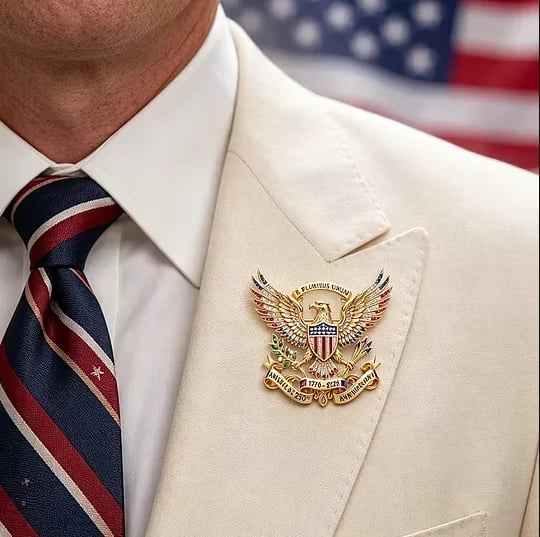 🔥🔥 Father's Day Special:US 250th Anniversary Brooch Pin（2）