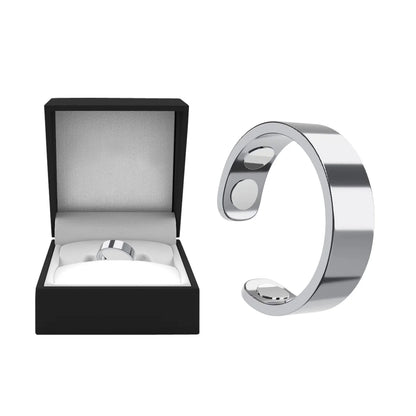 Juxek™ Magnetic Ring - Elegant Stainless Steel Ring - Magnet Rings（2）
