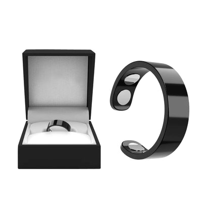 Juxek™ Magnetic Ring - Elegant Stainless Steel Ring - Magnet Rings（2）
