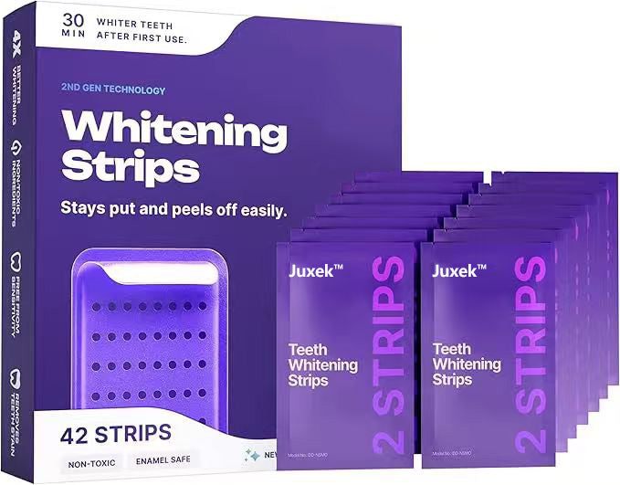 Juxek™ New 2nd Generation Purple Teeth Whitening Strips