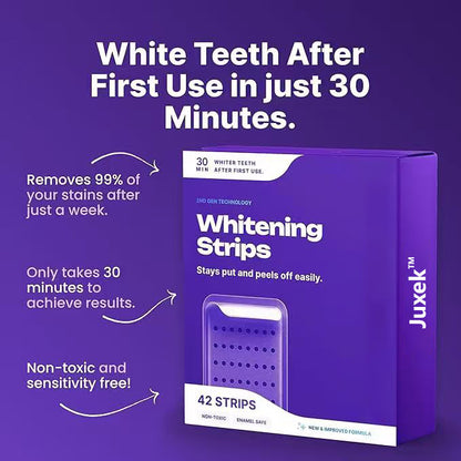 Juxek™ New 2nd Generation Purple Teeth Whitening Strips