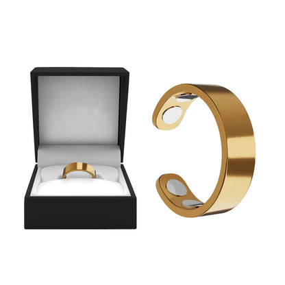 Juxek™ Magnetic Ring - Elegant Stainless Steel Ring - Magnet Rings（2）