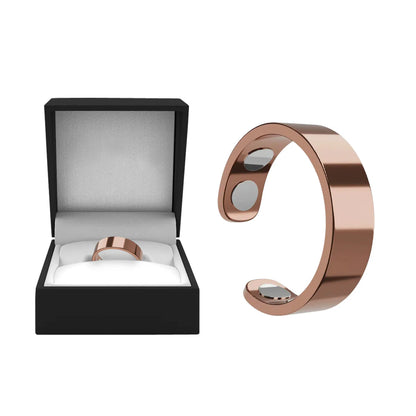 Juxek™ Magnetic Ring - Elegant Stainless Steel Ring - Magnet Rings（2）