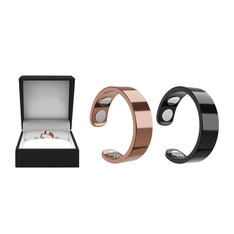 Juxek™ Magnetic Ring - Elegant Stainless Steel Ring - Magnet Rings（2）