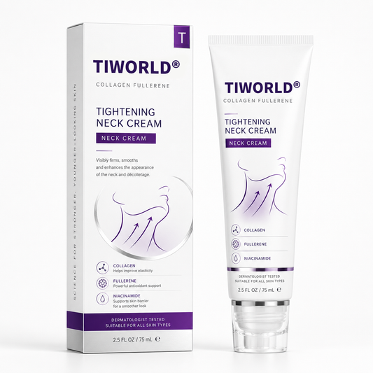 ✨ Tiworld™ Instant Neck Lift Cream  — 🧴 Infused with Retinol & Hyaluronic Acid | Firms the Neck, Reduces Wrinkles & Double Chin
