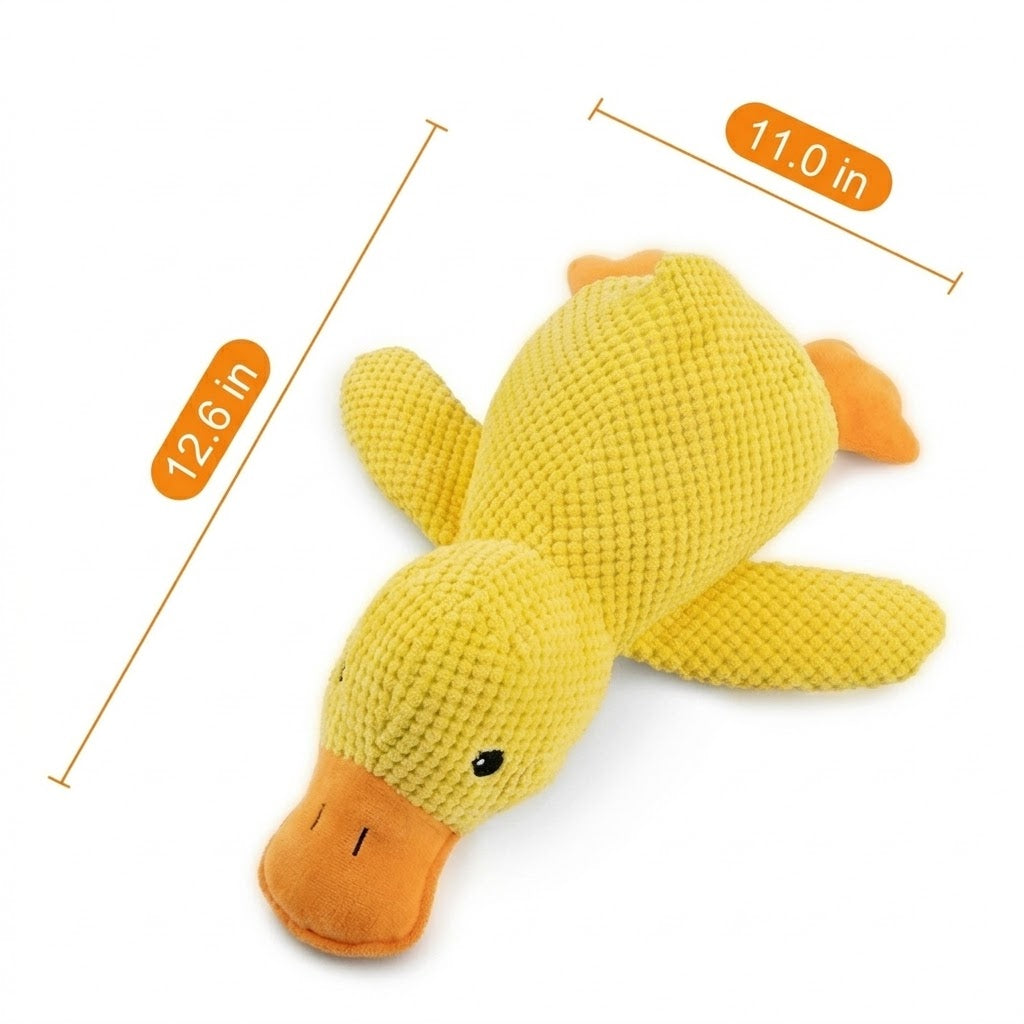 YOBENSUN™ – A squeaky plush yellow duck – suitable for all dog breeds