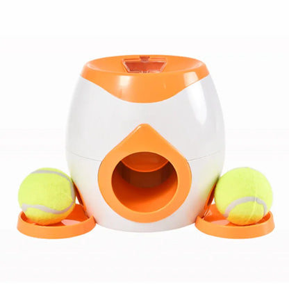 Pet Dog Toys,Electronic Usb Dog Two Tennis,Food rewards, Dog Interactive Training, Intelligent Automatic Food Leakage Device