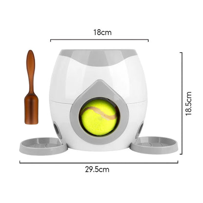 Pet Dog Toys,Electronic Usb Dog Two Tennis,Food rewards, Dog Interactive Training, Intelligent Automatic Food Leakage Device