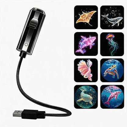 🔥Darolio® Plug-and-Play HD Galaxy & Ocean Projector Night Light🥳50,000+ Happy Users