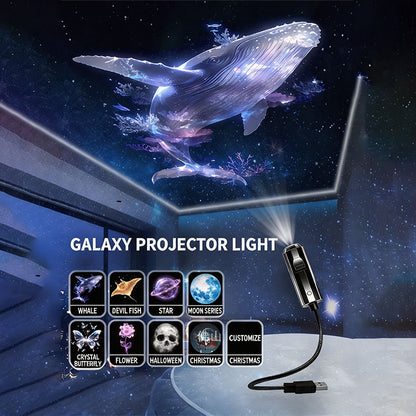 🔥Darolio® Plug-and-Play HD Galaxy & Ocean Projector Night Light🥳50,000+ Happy Users